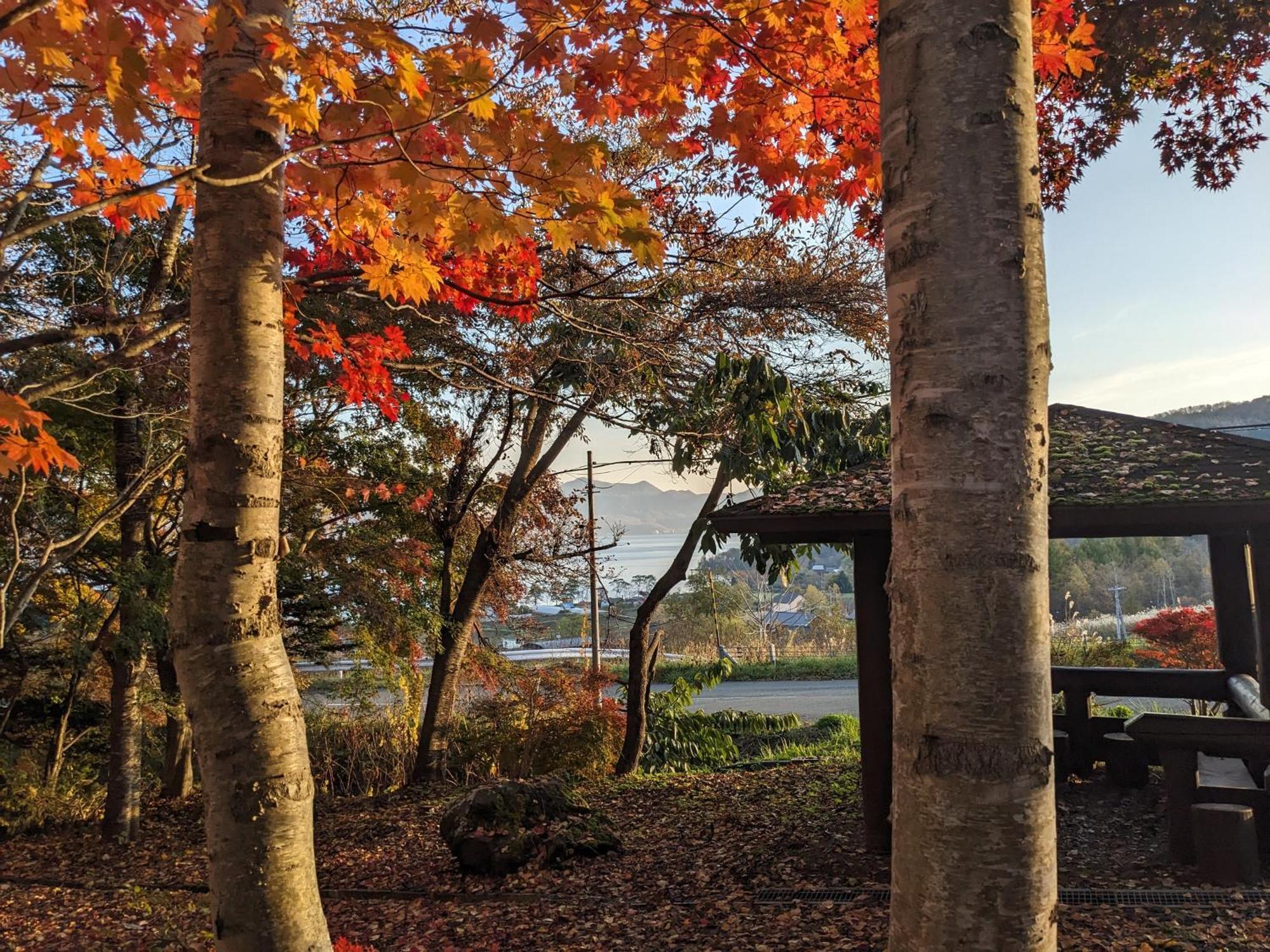 Вилла The Lakeview Toya Shirokumanoyado Тояко Экстерьер фото